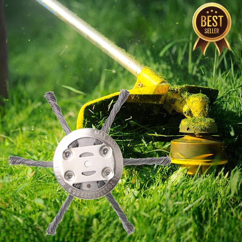 🔥BUY 2 GET 1 FREE👨‍🌾6 inch Steel Wire Brush Cutter Trimmer Head
