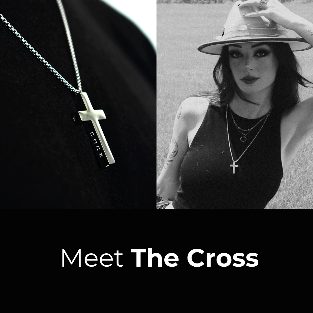 Decompression Cross necklace, breathing meditation