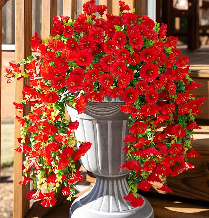 🔥✨Perfect home garden decoration – 🌺hanging morning glory