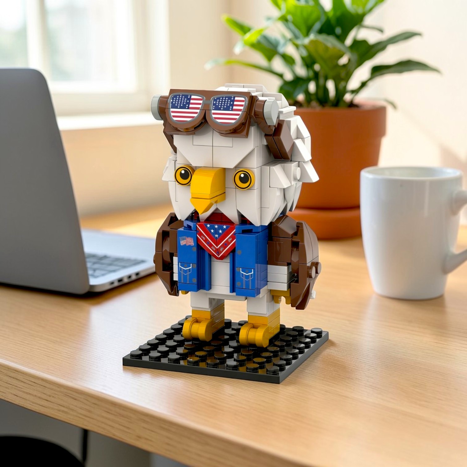 🦅Freedom Spirit Bald Eagle Brick Set