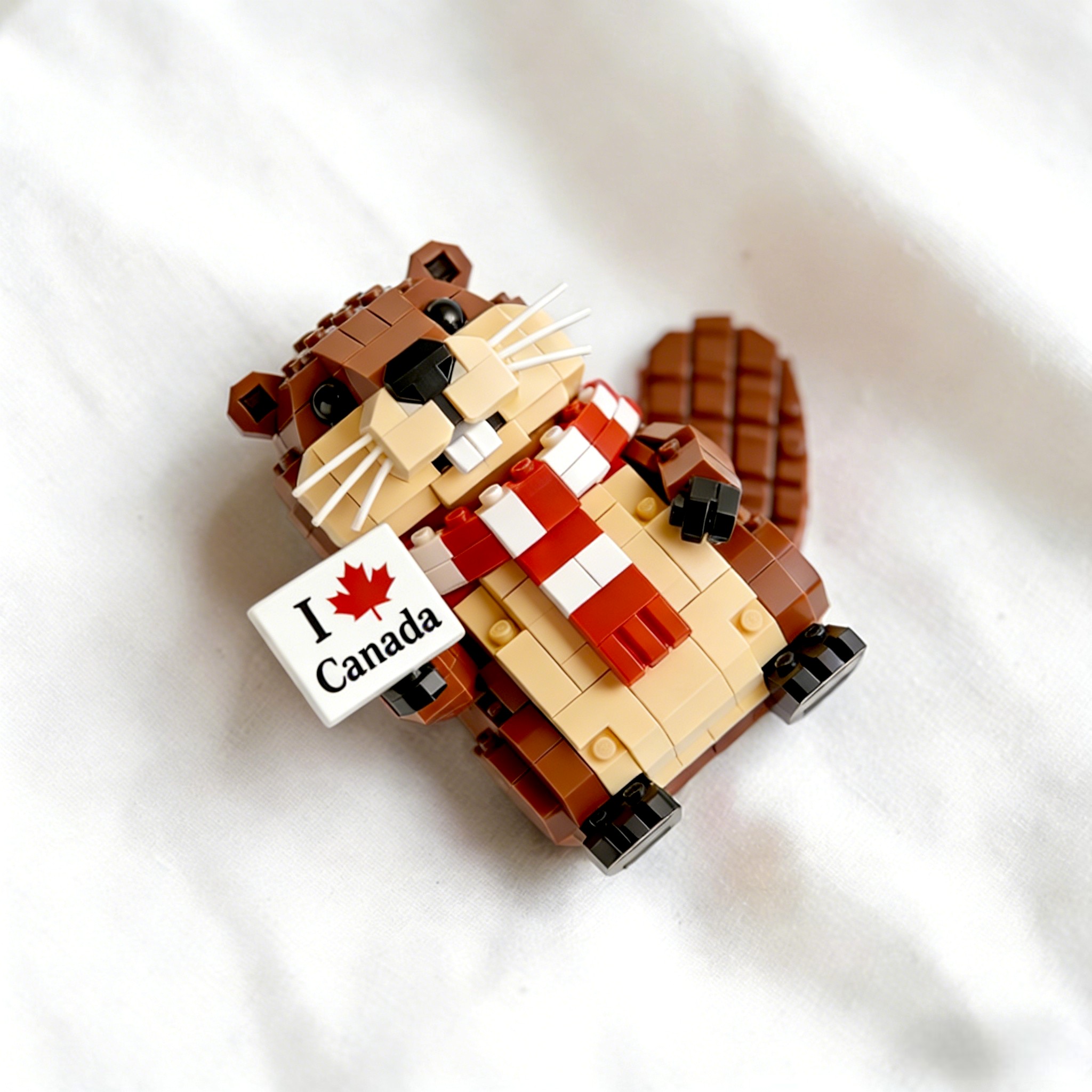 🦫🍁Canadian Maple Beaver Building Blocks Set – Brixzoo