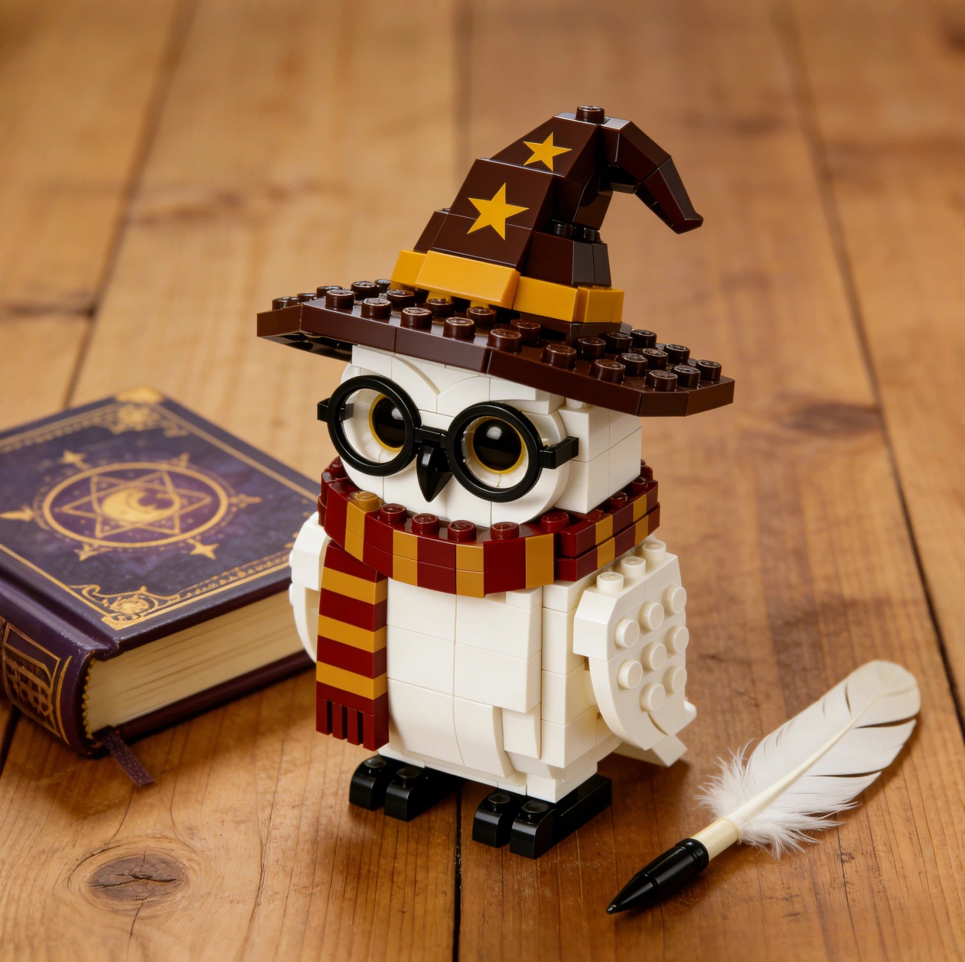 Magic World Snowy Owl Brick Set – Limited Collector’s Edition🦉