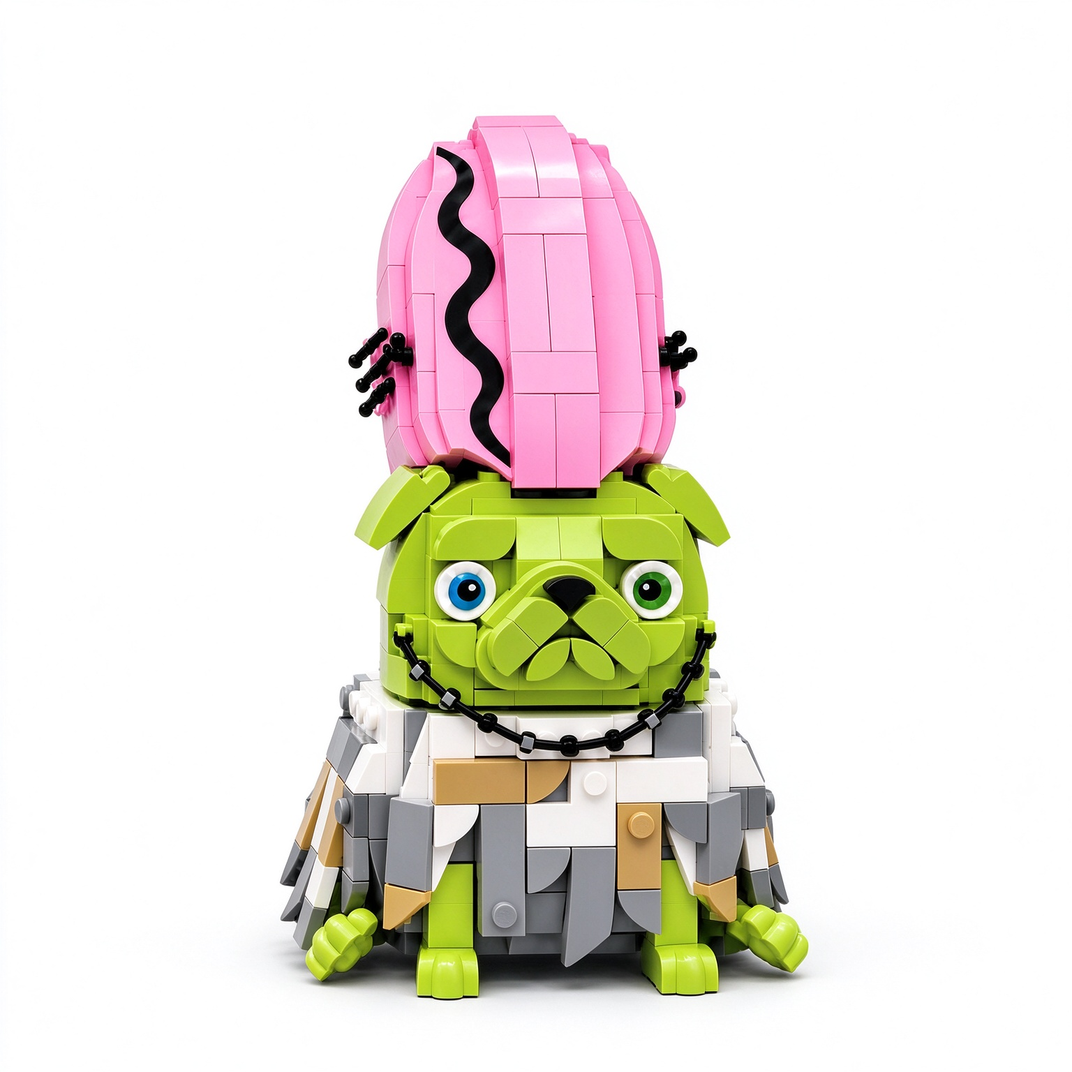 Frankenstein Pug Building Set 🧠🐶