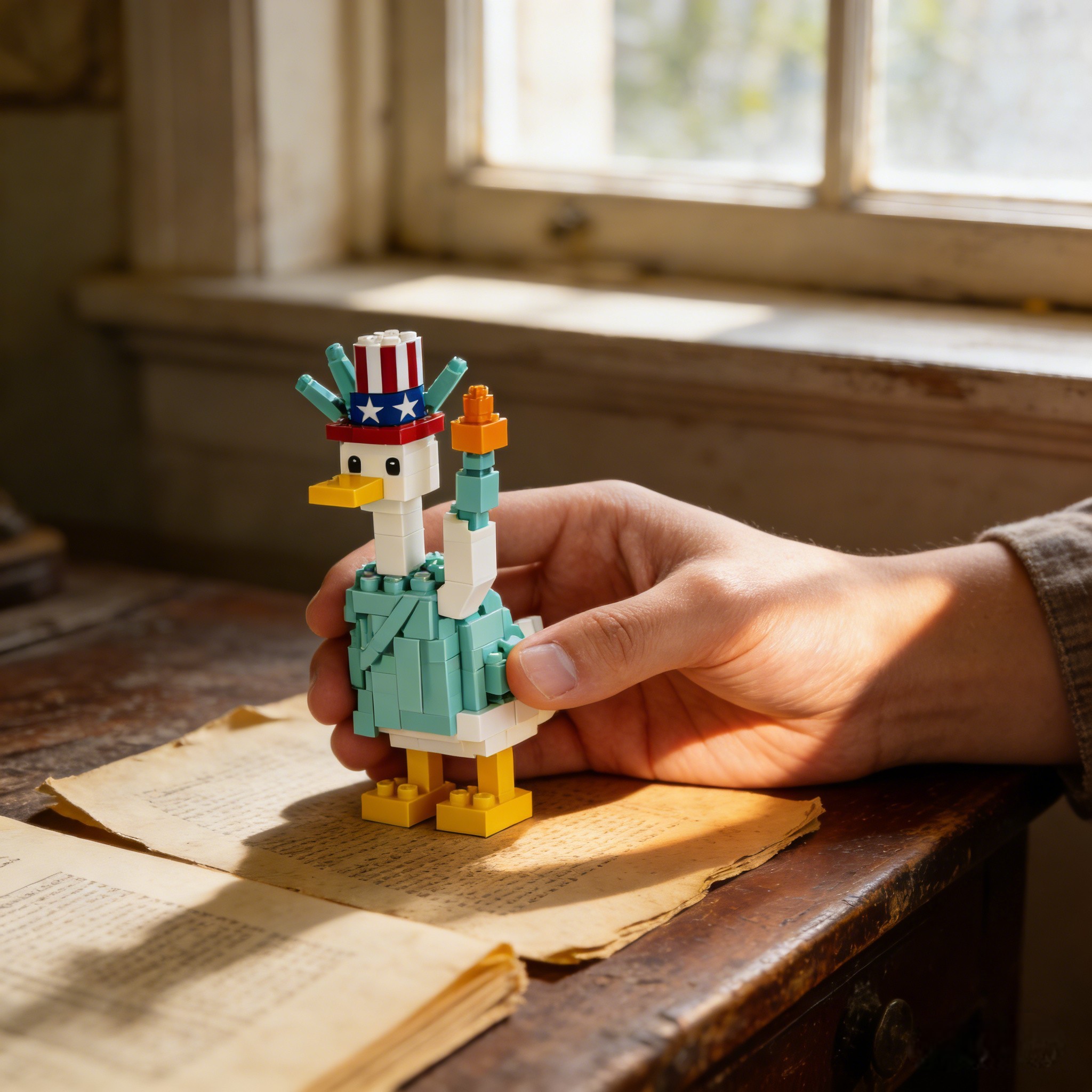 🪿AmeriDuck Building Block Set of 4