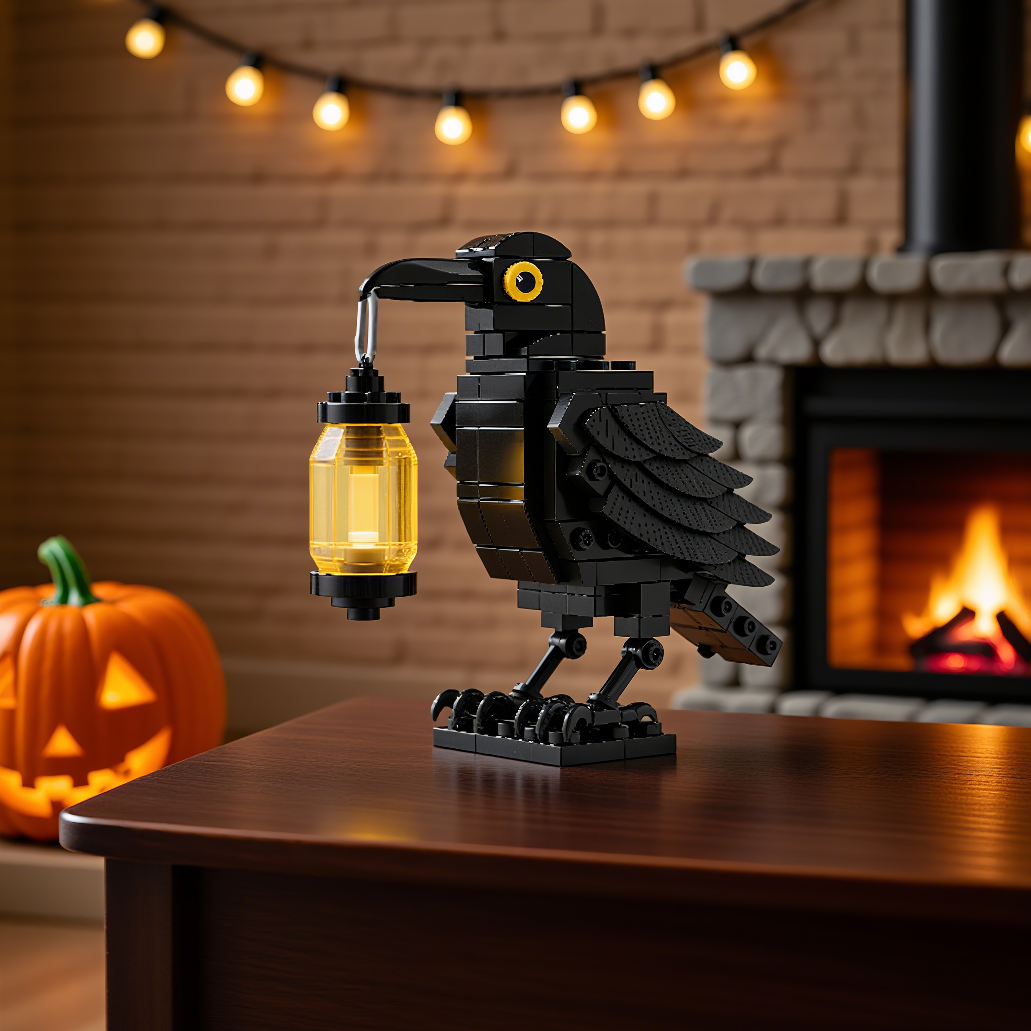 🔥2026 Halloween Presale🔥 Raven Brick Set🐦‍⬛ - Limited Spooky Decor