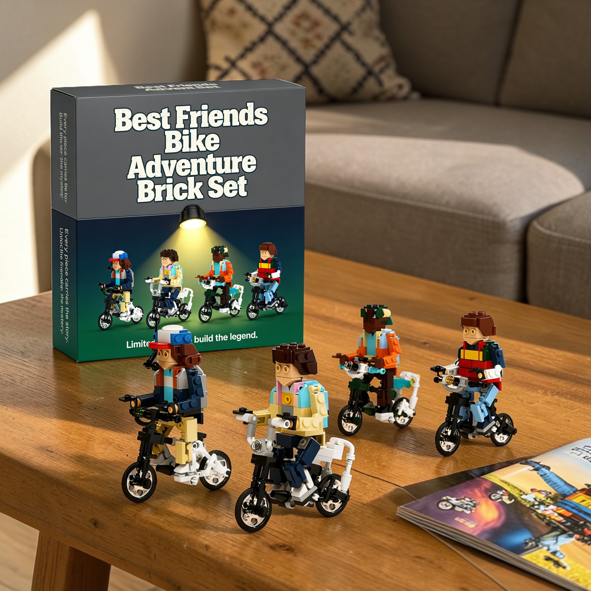 🚲 Best Friends Bike Adventure Brick Set