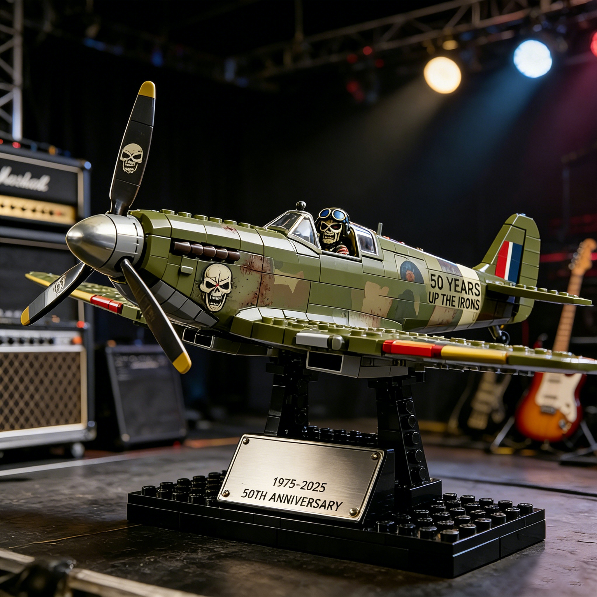 Heavy Metal 50th Anniversary Limited Edition Fighter Aircraft Brick Set✈️🔥