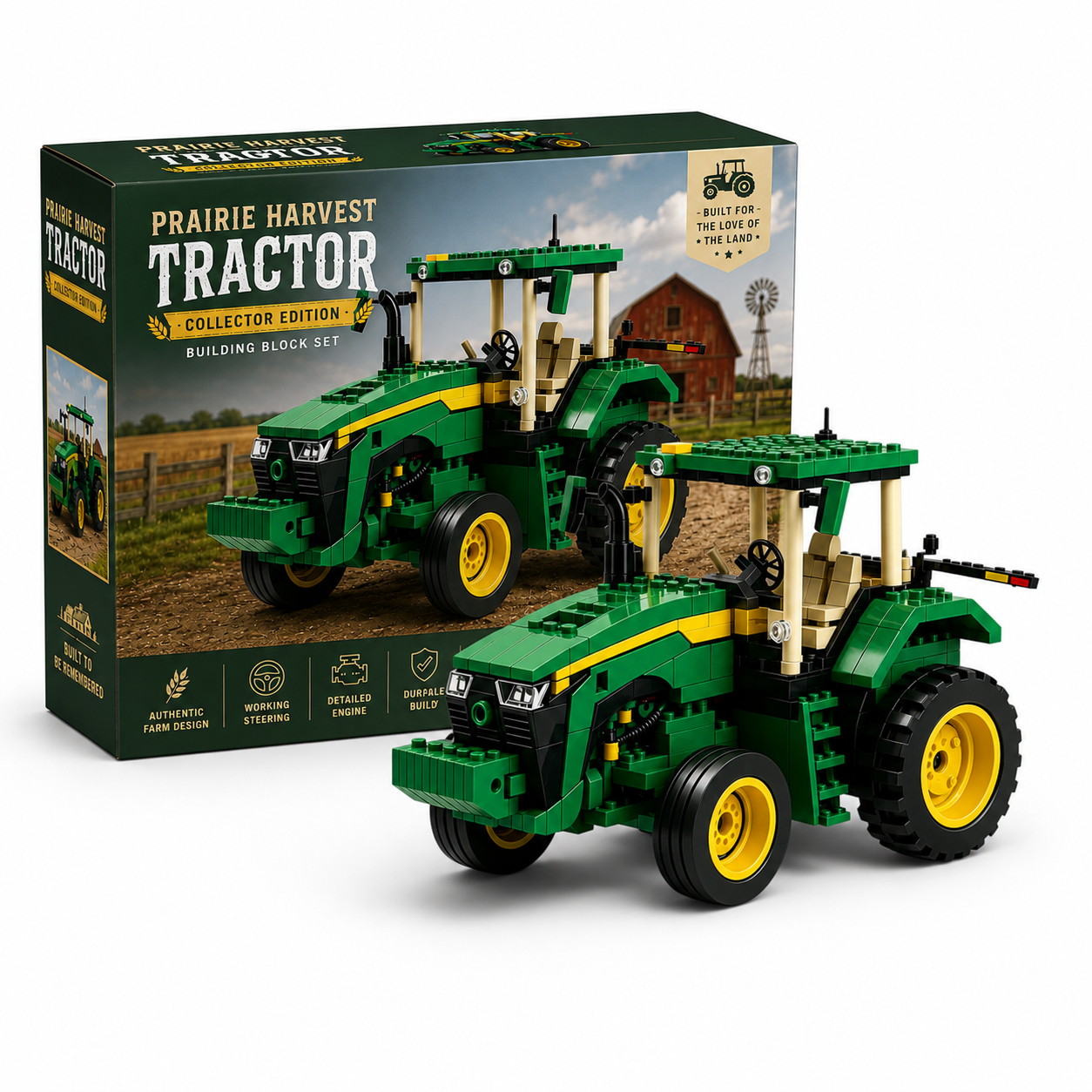 🚜 Prairie Harvest Tractor – Collector Edition
