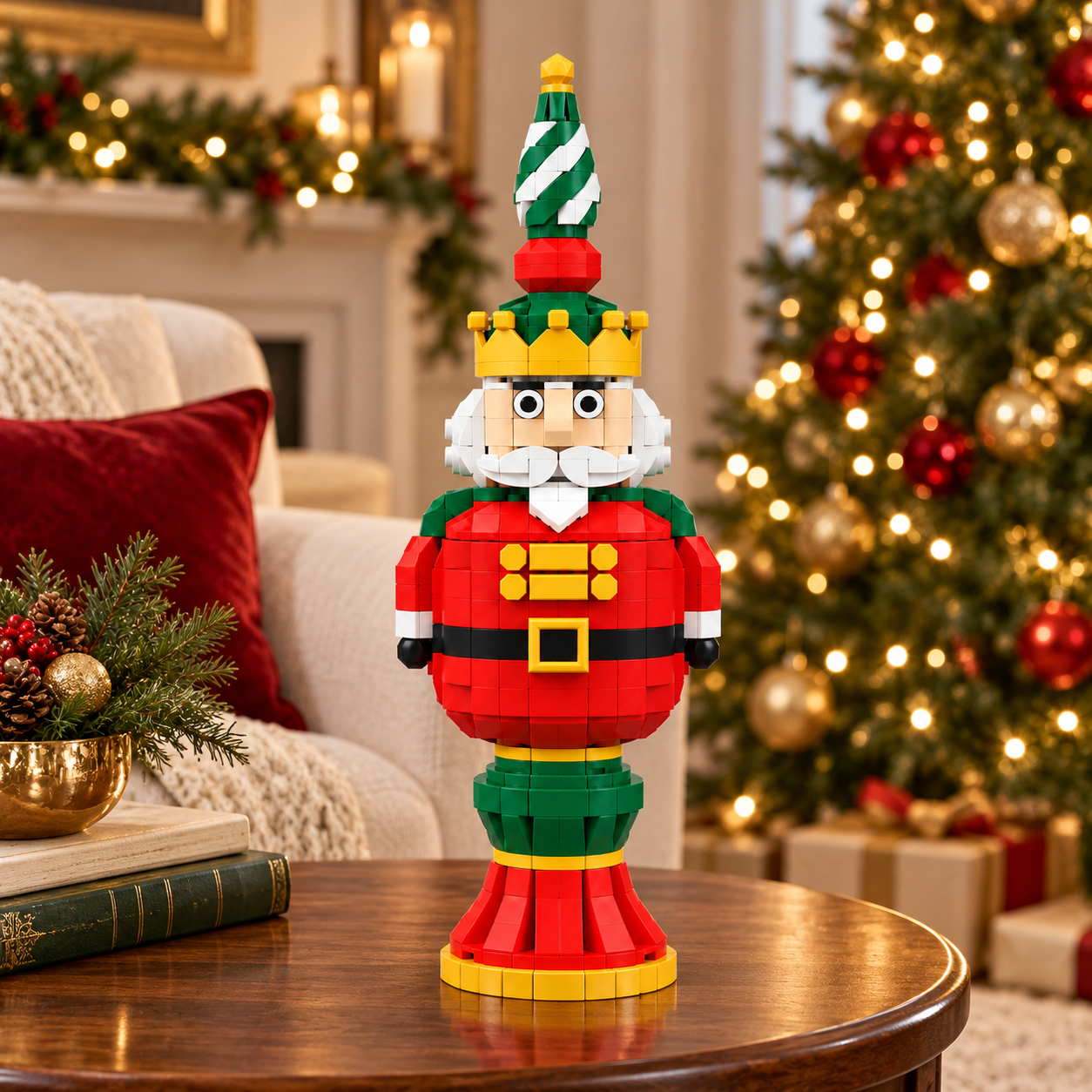 Royal Christmas Nutcracker Building Block Set 👑🎄