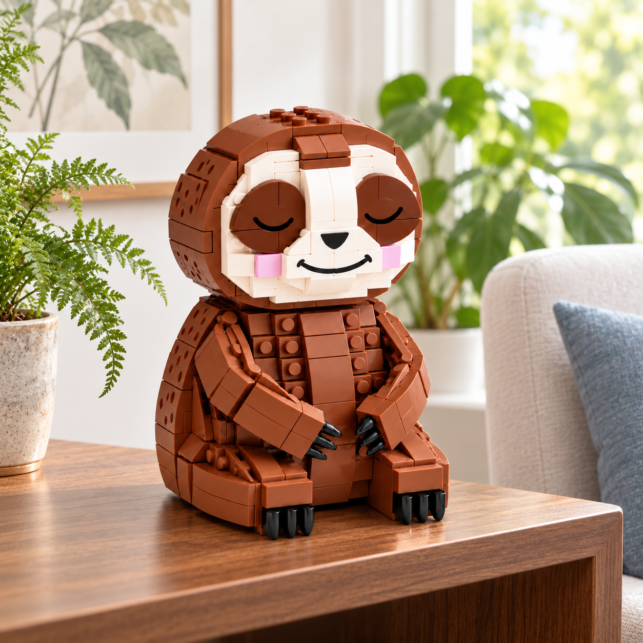 Sleepy Sloth Building Block Set 🦥💤
