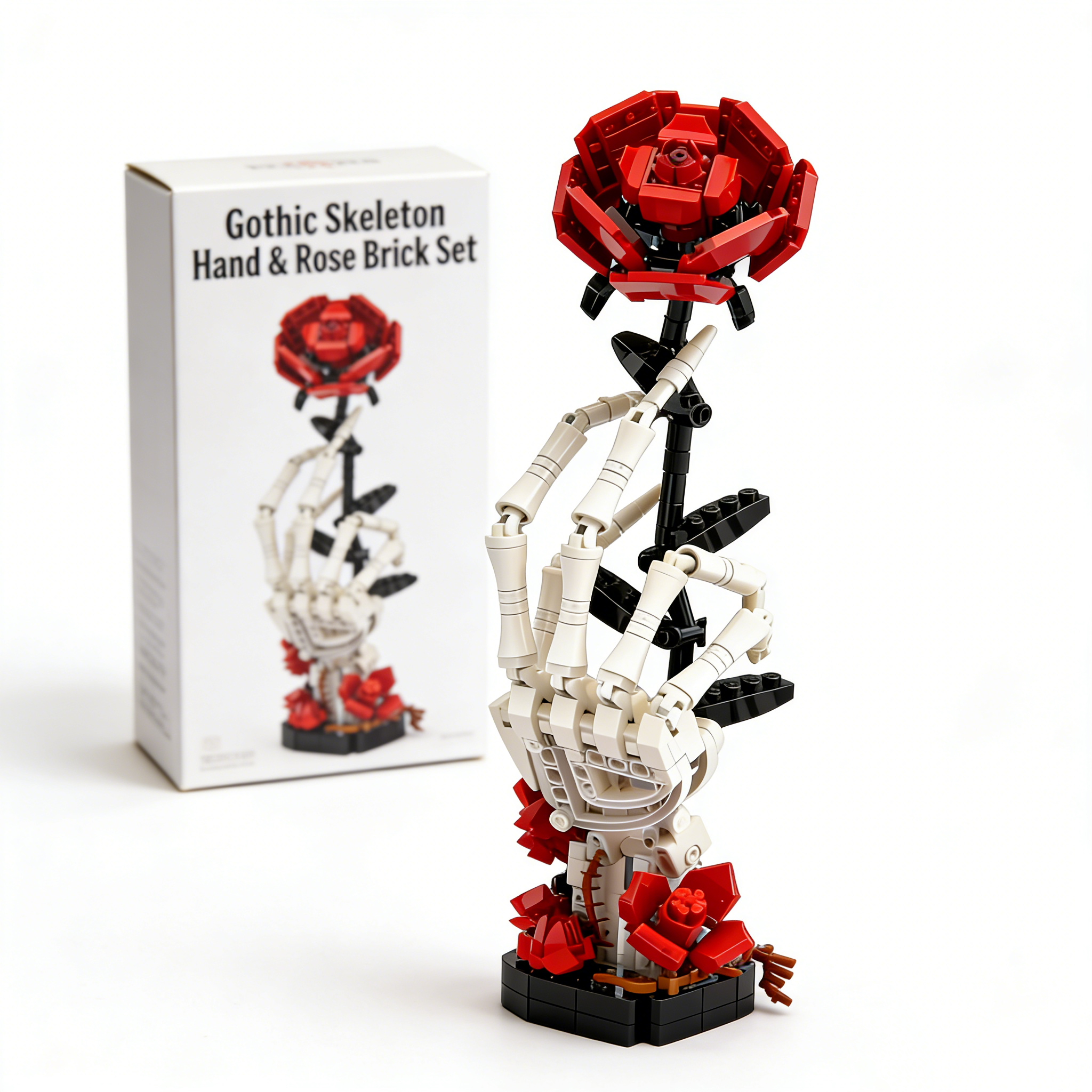🏆NEW YEAR 49% OFF - 🌹🖤Midnight Rose – Gothic 2026 Limited Edition Brick Set