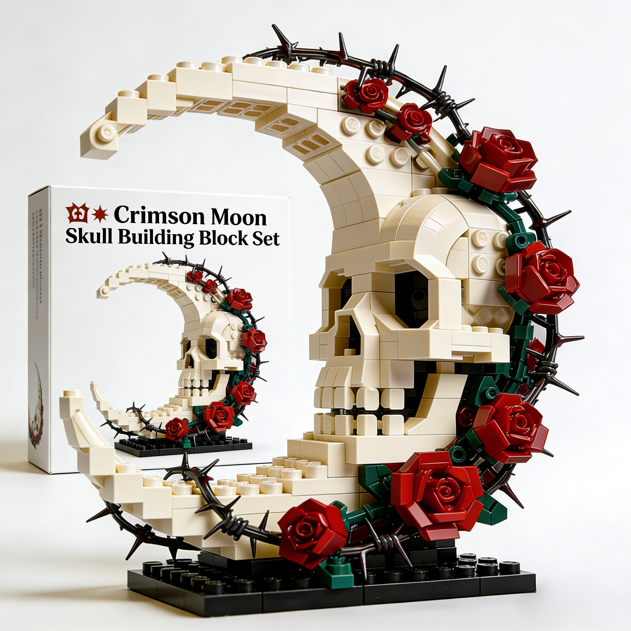 🏆NEW YEAR 49% OFF - 🌹🖤Midnight Rose – Gothic 2026 Limited Edition Brick Set