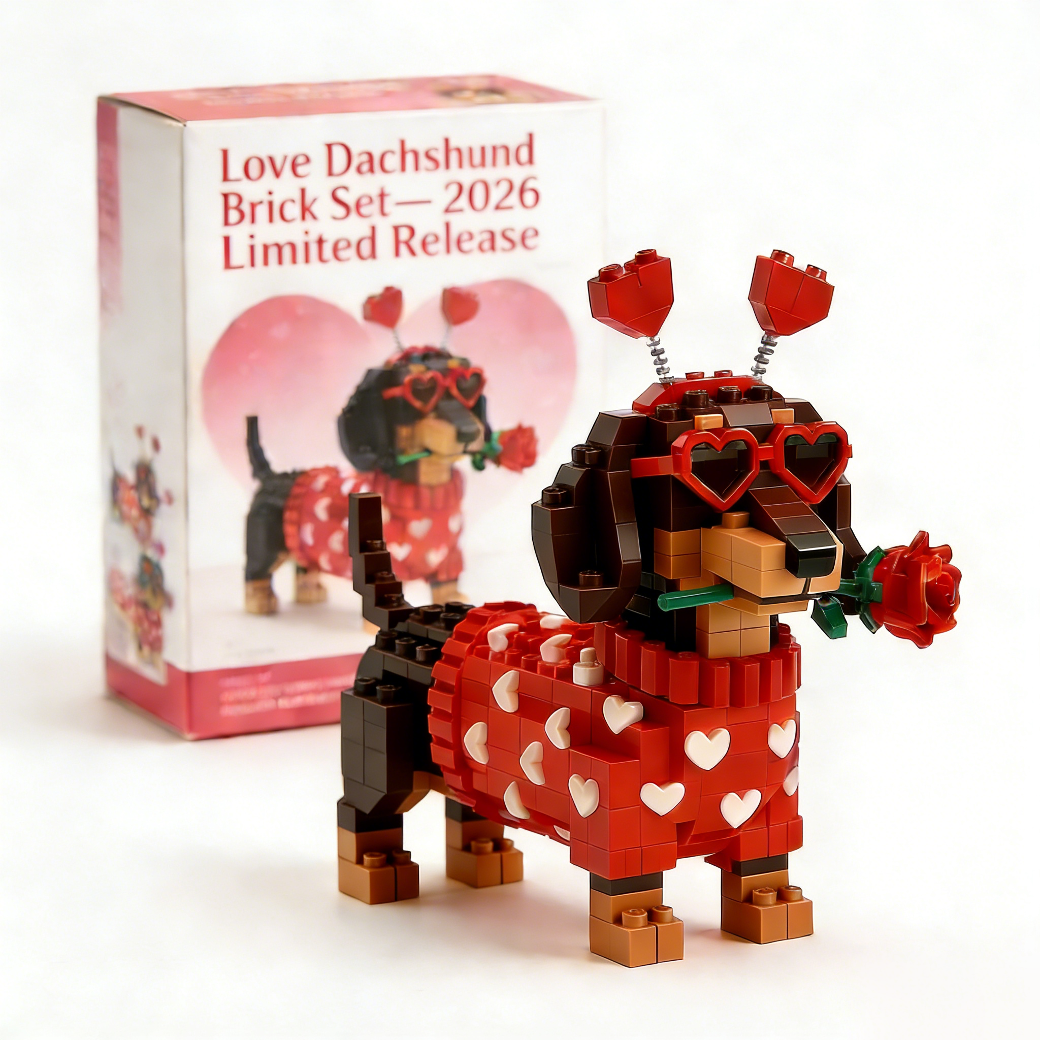 🏆NEW YEAR 49% OFF - 💖🐕Love Dachshund Brick Set— 2026 Limited Release