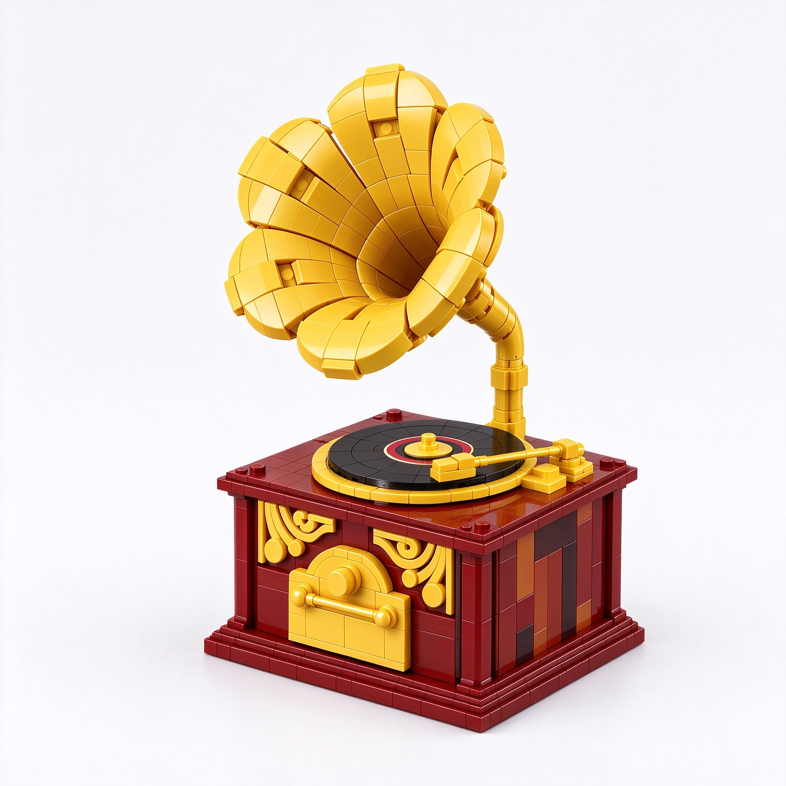 🎶Vintage Music Box Building Block Set