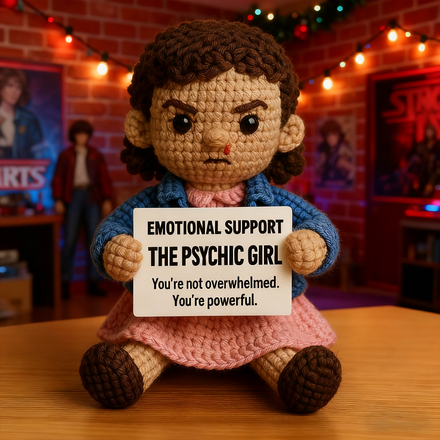 💖Emotional Support Crochet Doll – “The Psychic Girl” | For Anxiety, Power & Inner Strength(𝐋𝐮𝐜𝐚𝐬 𝐇𝐚𝐥𝐞 𝐇𝐚𝐧𝐝𝐦𝐚𝐝𝐞®)
