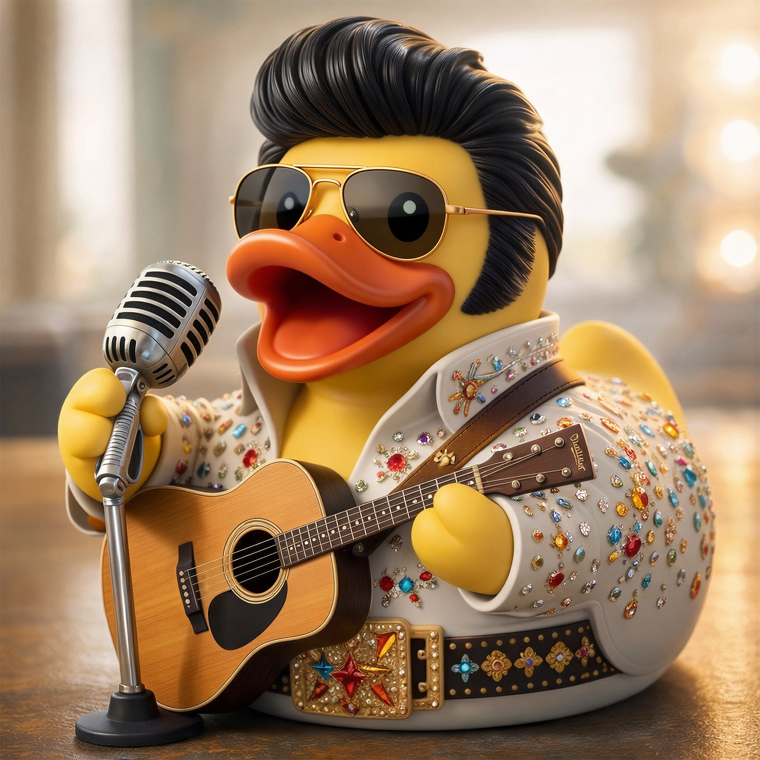 🔥Last Day 50% OFF - 🎸King of Rock Collector Duck(𝐋𝐮𝐜𝐚𝐬 𝐇𝐚𝐥𝐞 𝐇𝐚𝐧𝐝𝐦𝐚𝐝𝐞®)