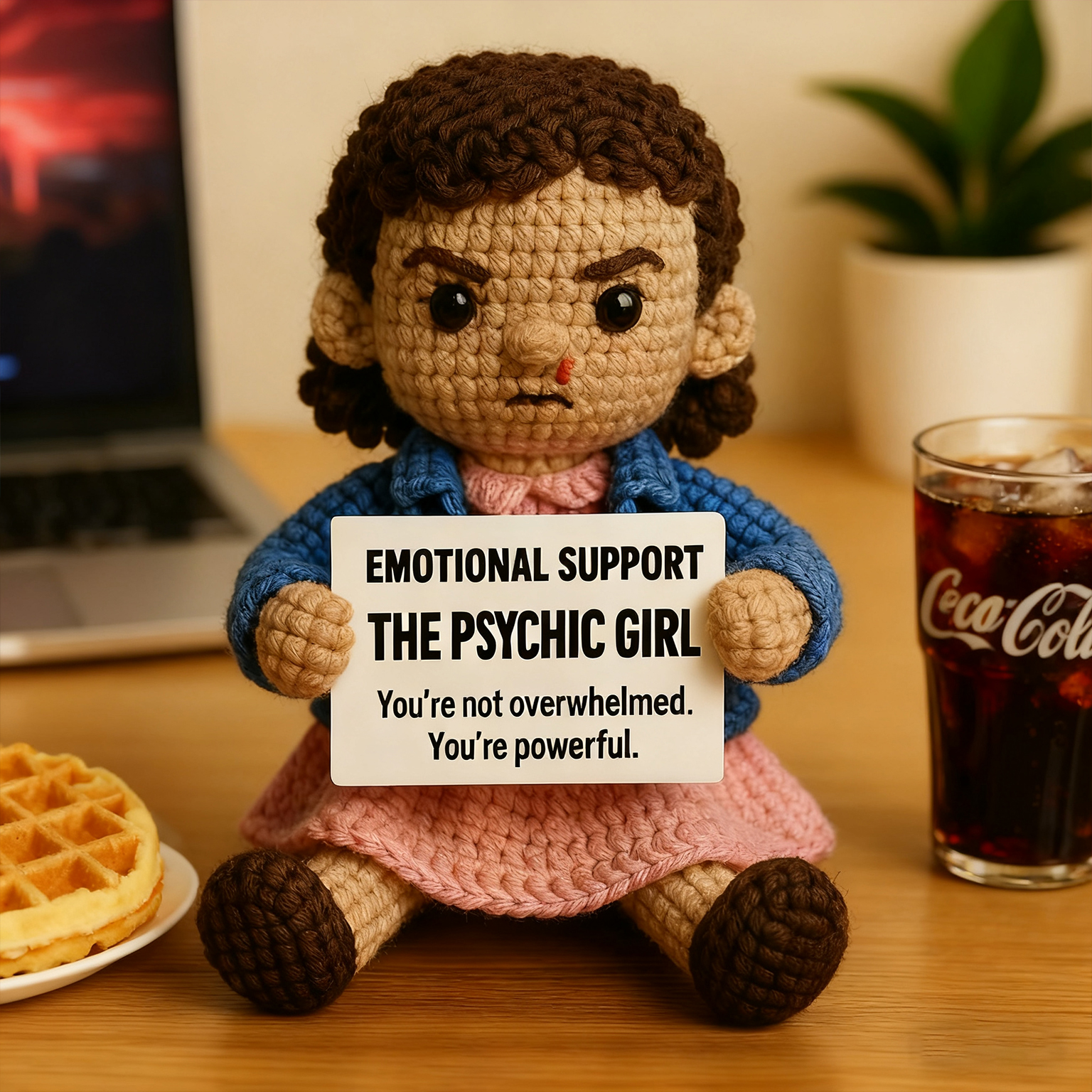 💖Emotional Support Crochet Doll – “The Psychic Girl” | For Anxiety, Power & Inner Strength(𝐋𝐮𝐜𝐚𝐬 𝐇𝐚𝐥𝐞 𝐇𝐚𝐧𝐝𝐦𝐚𝐝𝐞®)
