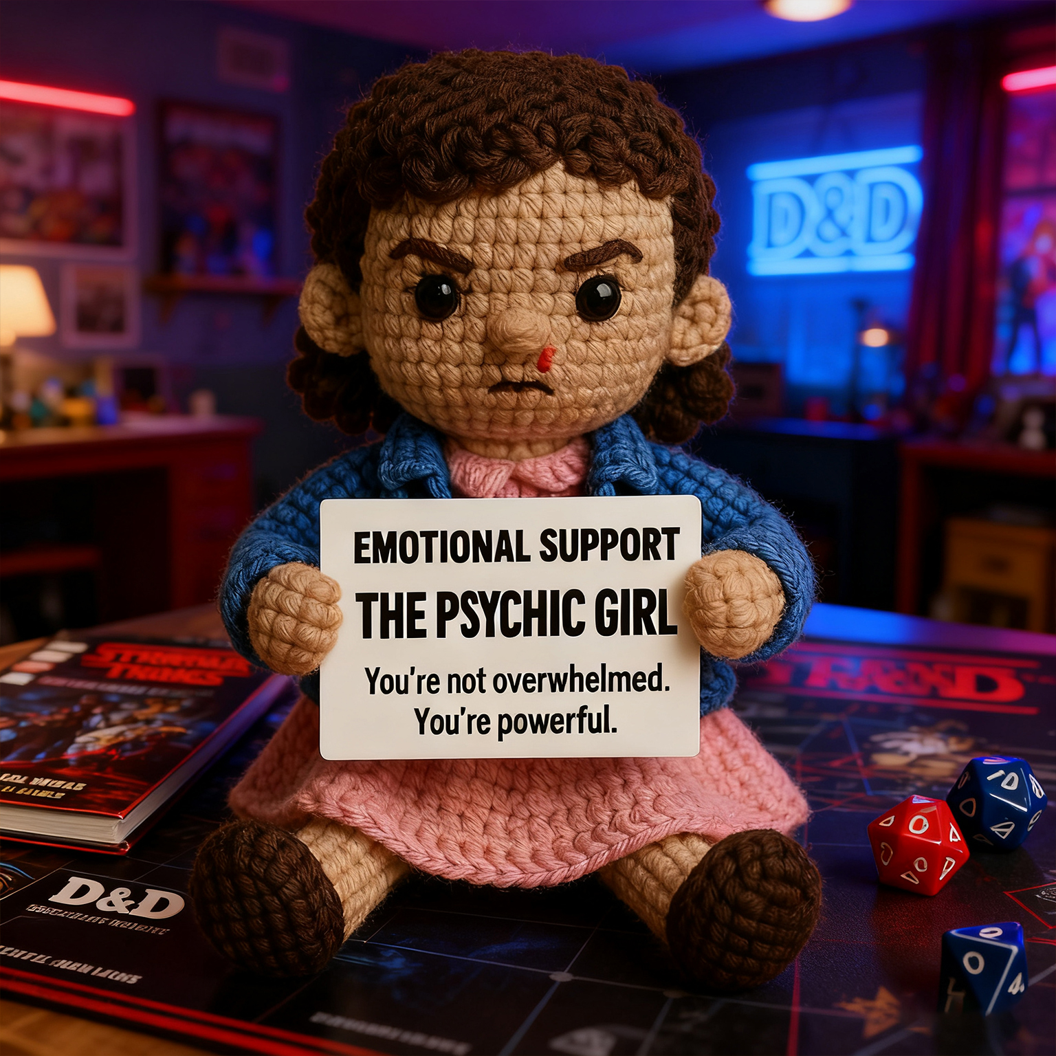 💖Emotional Support Crochet Doll – “The Psychic Girl” | For Anxiety, Power & Inner Strength(𝐋𝐮𝐜𝐚𝐬 𝐇𝐚𝐥𝐞 𝐇𝐚𝐧𝐝𝐦𝐚𝐝𝐞®)