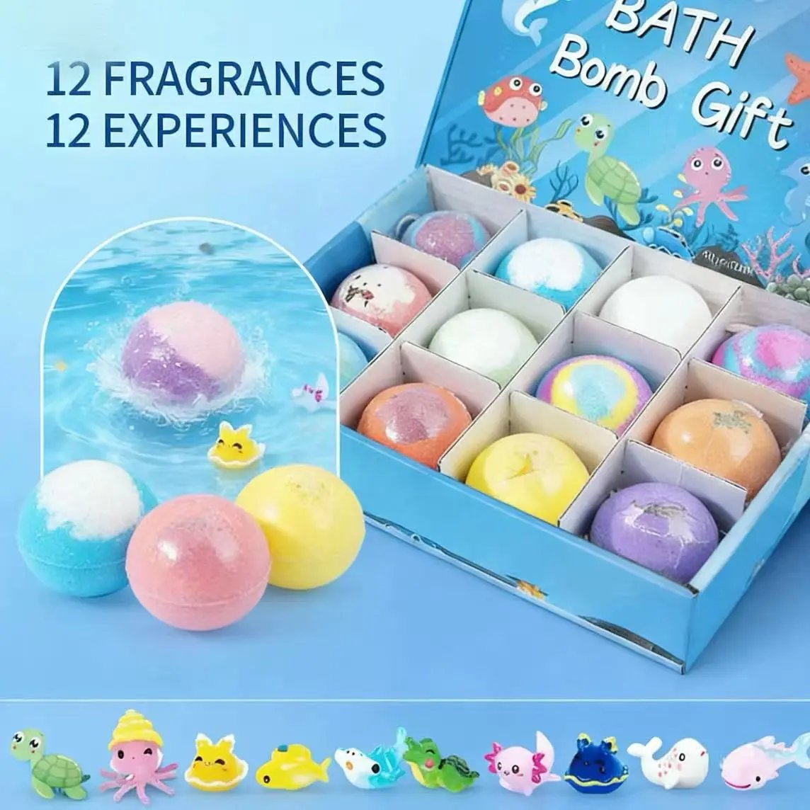 🐰🛁Bath Bombs for Kids with Surprise Inside🥚✨