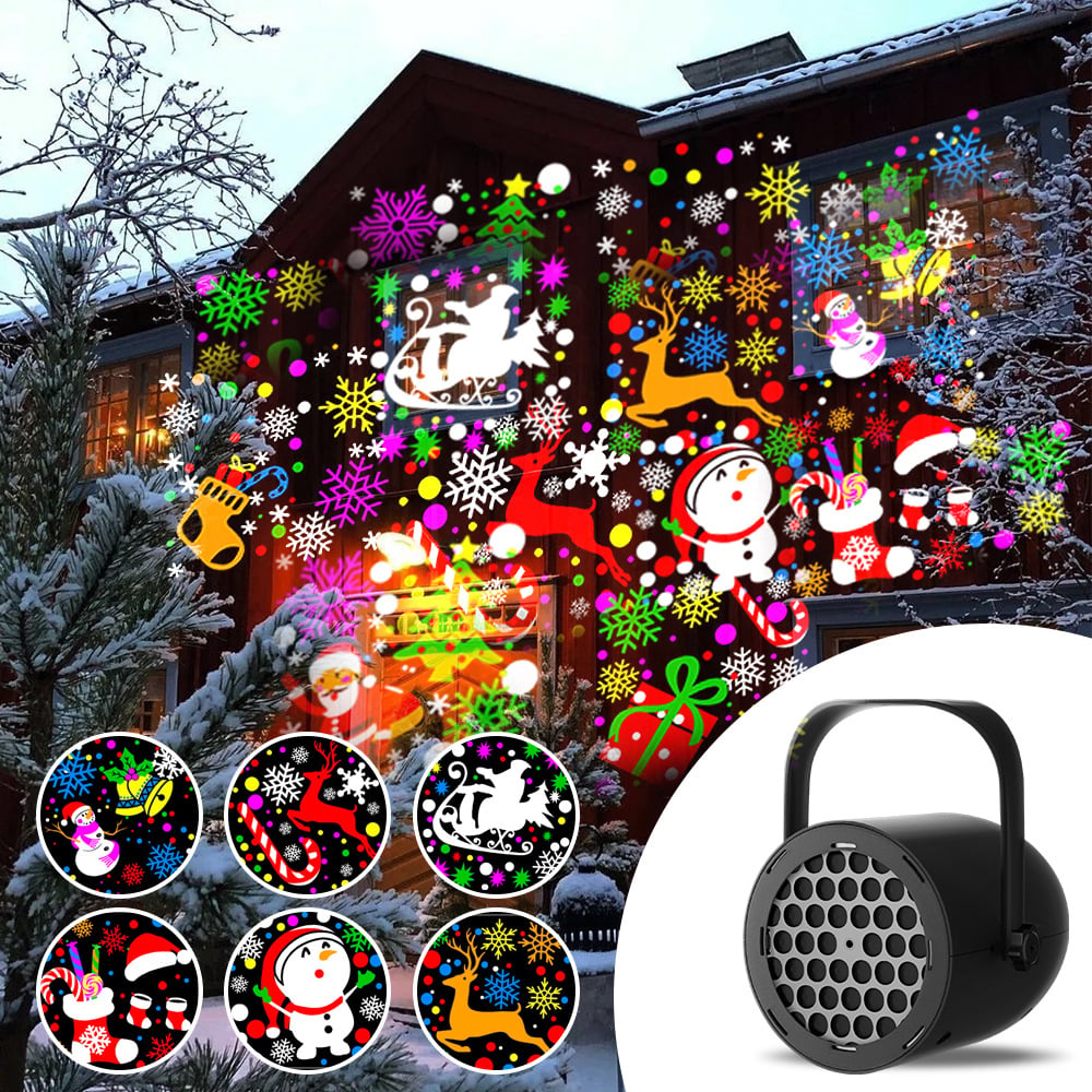 🔥Last Day 50% OFF - Magical Christmas LED Projector Light | 16 Festive Patterns | Indoor & Outdoor Holiday Decor