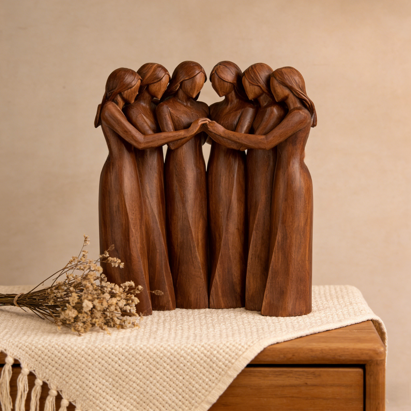 🔥Last Day 50% OFF - Celebrates Friendships Sisters Sculpture(𝐋𝐮𝐜𝐚𝐬 𝐇𝐚𝐥𝐞 𝐇𝐚𝐧𝐝𝐦𝐚𝐝𝐞®)