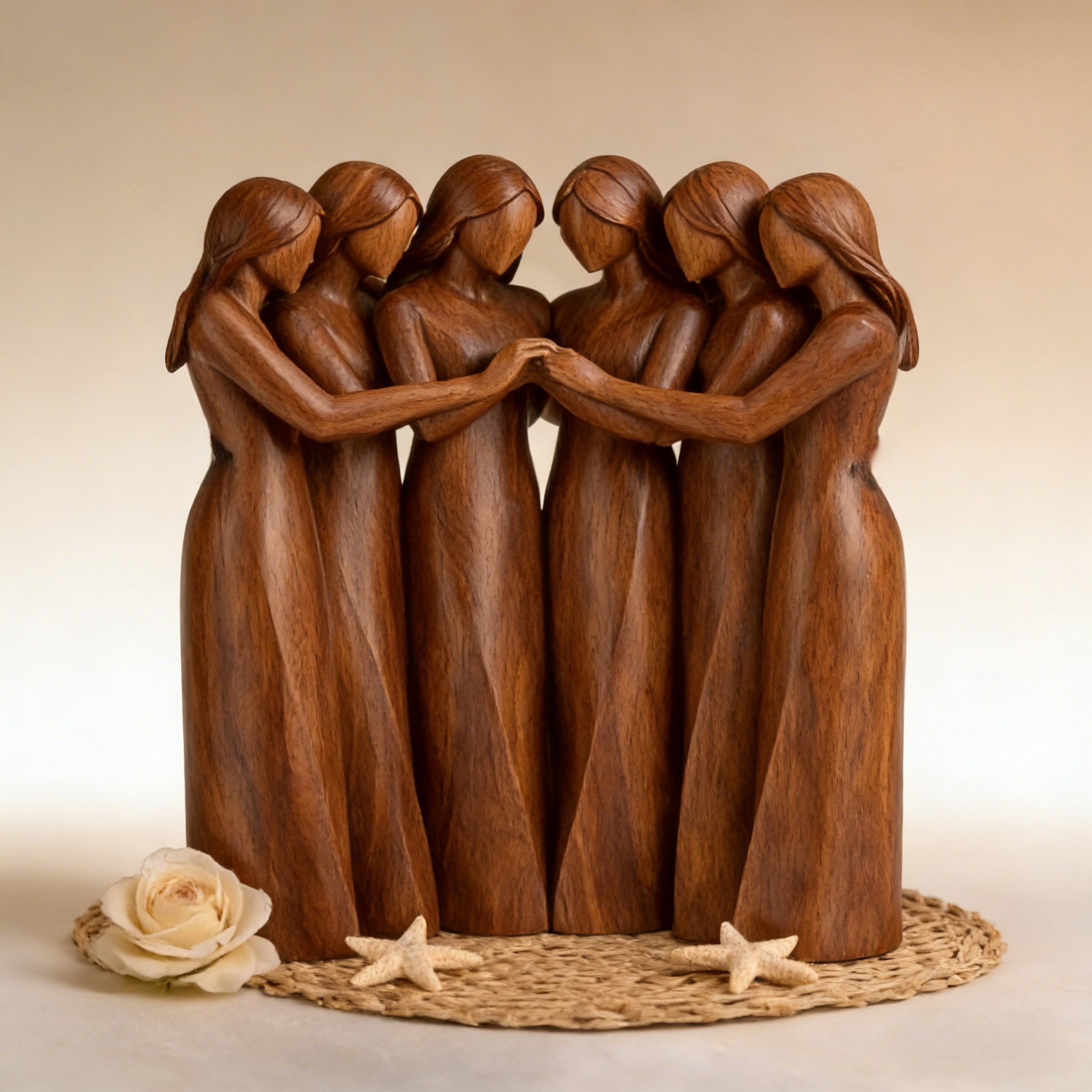 🔥Last Day 50% OFF - Celebrates Friendships Sisters Sculpture(𝐋𝐮𝐜𝐚𝐬 𝐇𝐚𝐥𝐞 𝐇𝐚𝐧𝐝𝐦𝐚𝐝𝐞®)