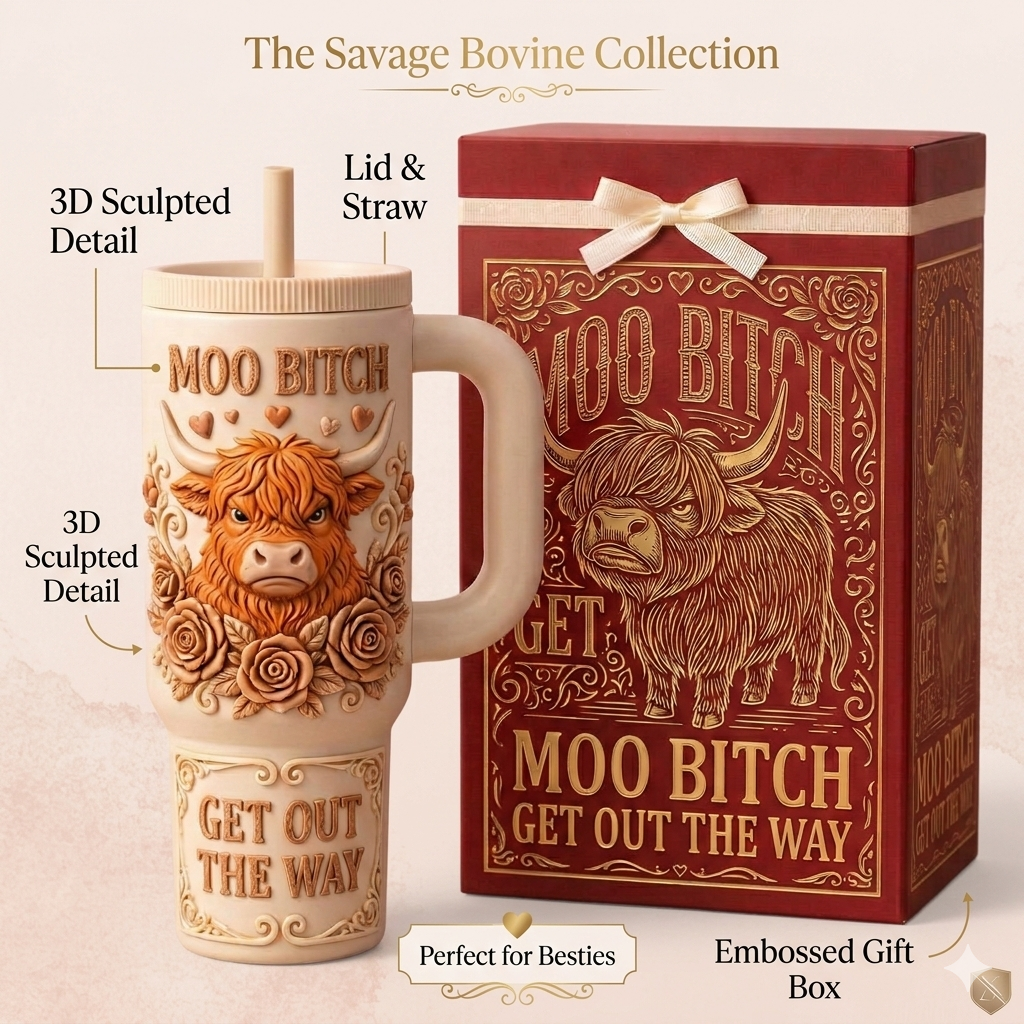 🔥LIMITED EDITION-MOO B*TCH – Get Out The Way Tumbler