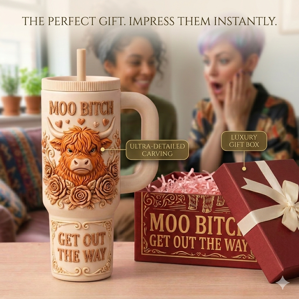 🔥LIMITED EDITION-MOO B*TCH – Get Out The Way Tumbler