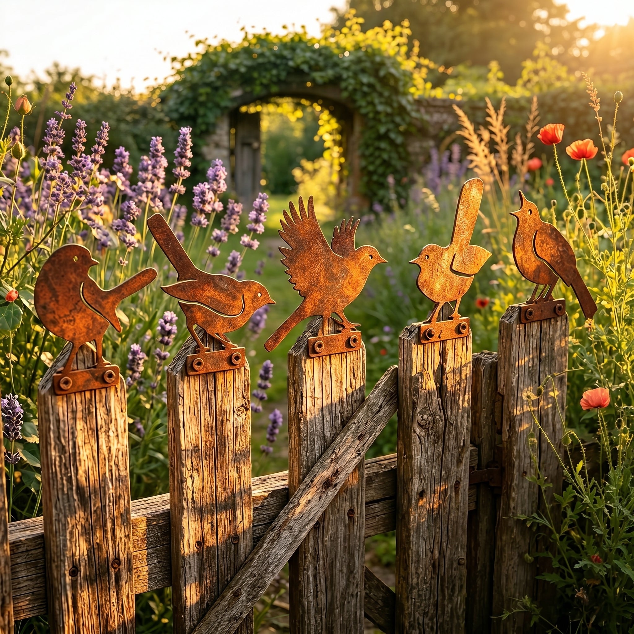 🔥Last Day 50% OFF - 5-Piece Lifelike Rusty Metal Bird Silhouettes Garden Art(𝐋𝐮𝐜𝐚𝐬 𝐇𝐚𝐥𝐞 𝐇𝐚𝐧𝐝𝐦𝐚𝐝𝐞®)