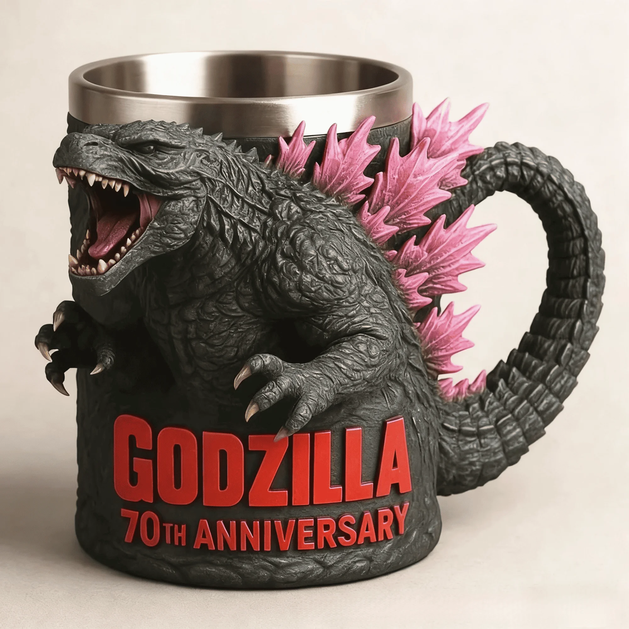 🔥Last Day 50% OFF-Godzilla 70th Anniversary 3D Mug Coffee Mug Best Gifts Ideal For Him(𝐋𝐮𝐜𝐚𝐬 𝐇𝐚𝐥𝐞 𝐇𝐚𝐧𝐝𝐦𝐚𝐝𝐞®)