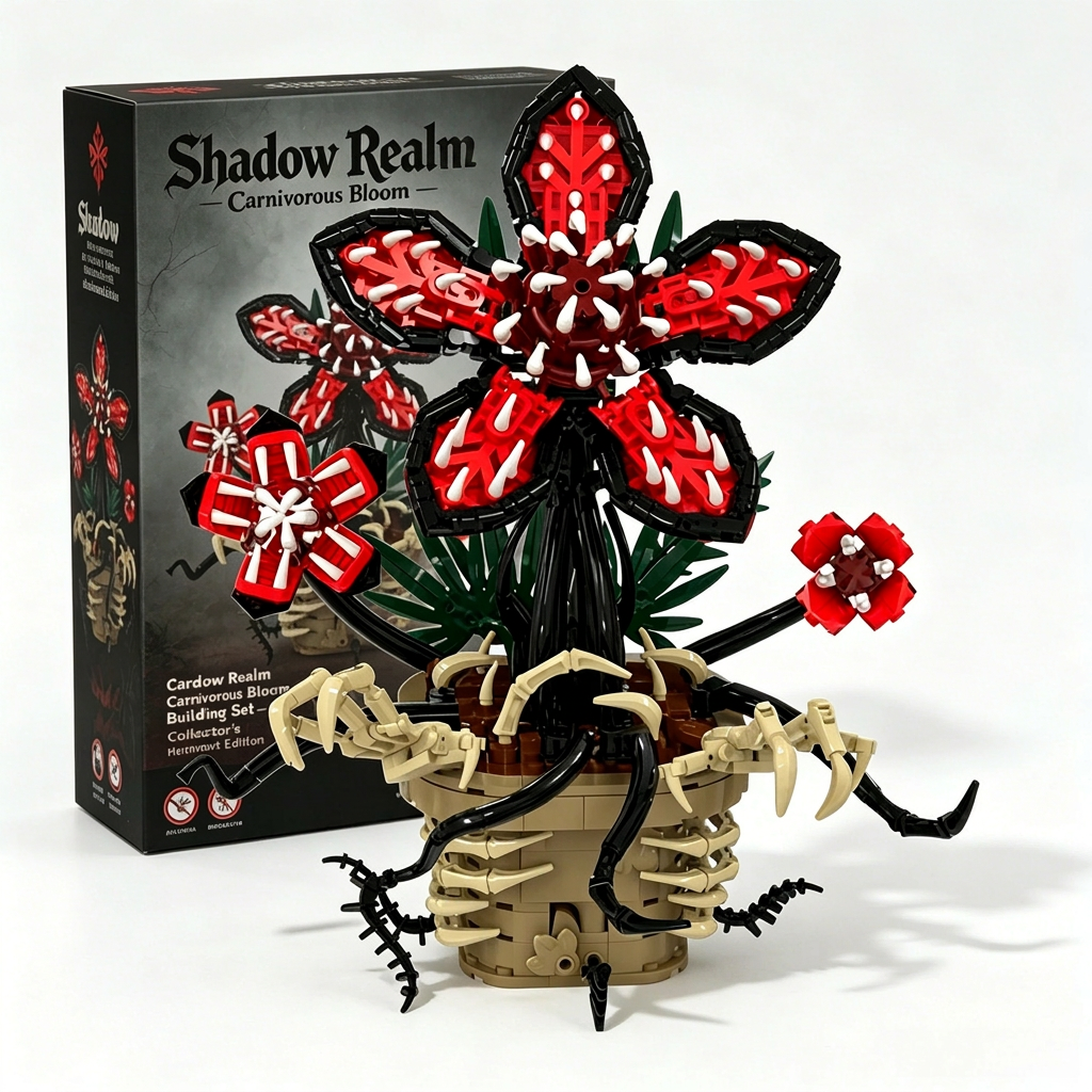 Shadow Realm Carnivorous Bloom Building Set – Collector's Horror Edition