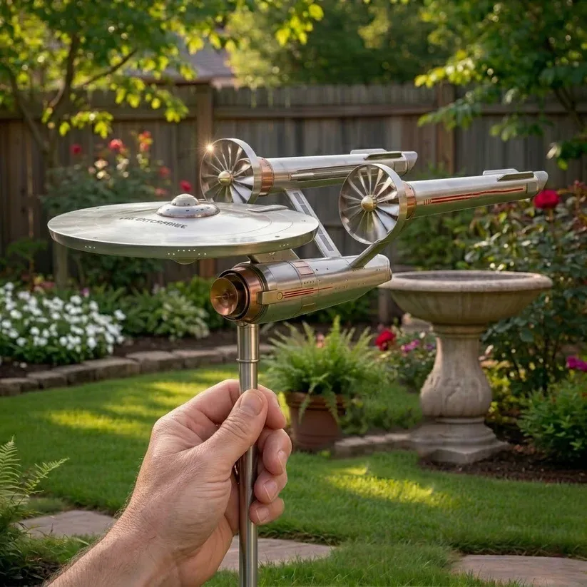 🔥LAST DAY 50% OFF - 🚀✨ST:TOS 60th Anniversary Commemorative Garden Wind Spinner – Limited Collector’s Edition (1966–2026)