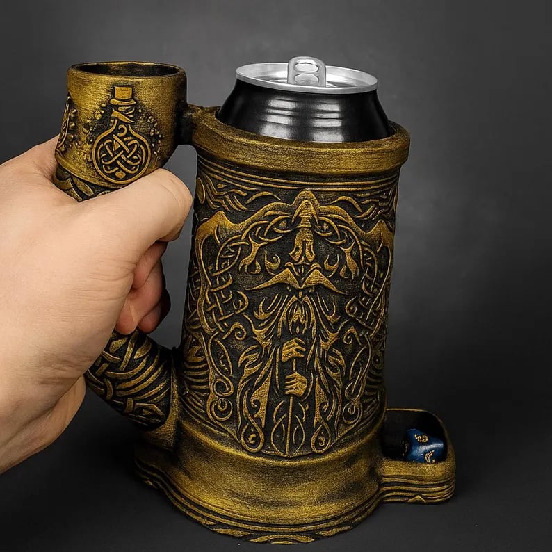 🔥Last Day 50% OFF - 🎁🎁Wizard Dice Tower Mug Insulated Sleeve🔮
