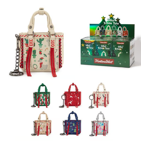 🔥LAST DAY49% OFF🎄Montana West Mini Xmas Tote Blind Box Gift for Holiday Suprises