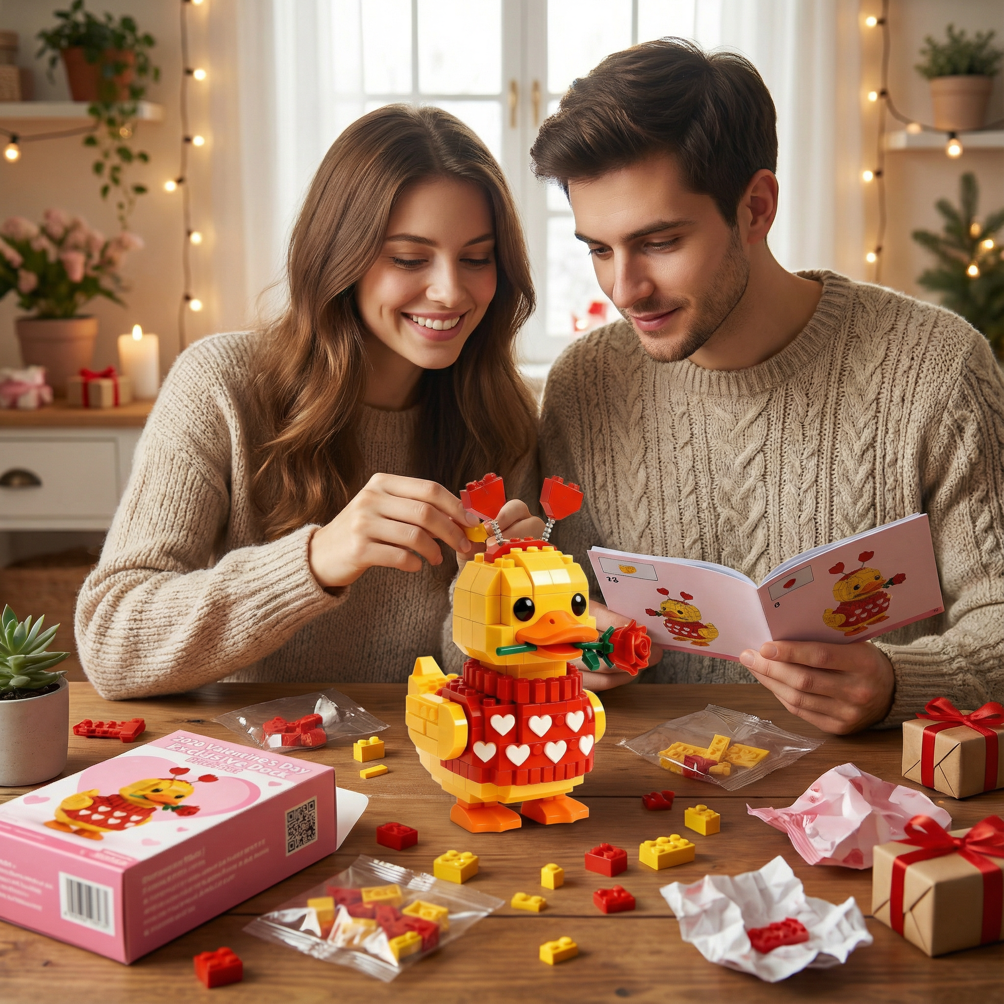 2026 Valentine’s Day Duck Brick Set – Limited Edition Lovebird Build 💘🧱