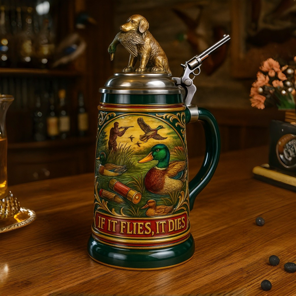 🔥Last Day 50% OFF - 🍺Hunting Enthusiast Beer Stein(𝐋𝐮𝐜𝐚𝐬 𝐇𝐚𝐥𝐞 𝐇𝐚𝐧𝐝𝐦𝐚𝐝𝐞®)