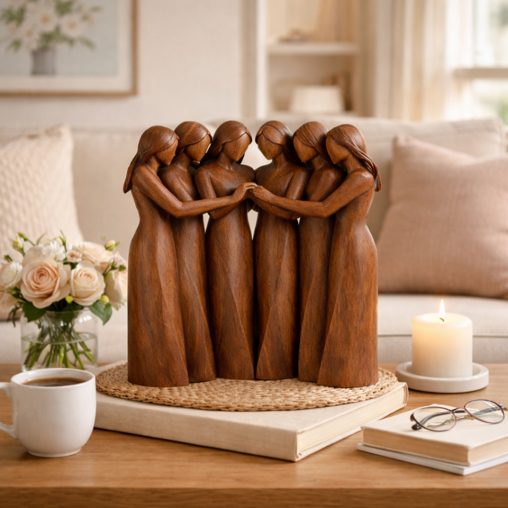🔥Last Day 50% OFF - Celebrates Friendships Sisters Sculpture(𝐋𝐮𝐜𝐚𝐬 𝐇𝐚𝐥𝐞 𝐇𝐚𝐧𝐝𝐦𝐚𝐝𝐞®)