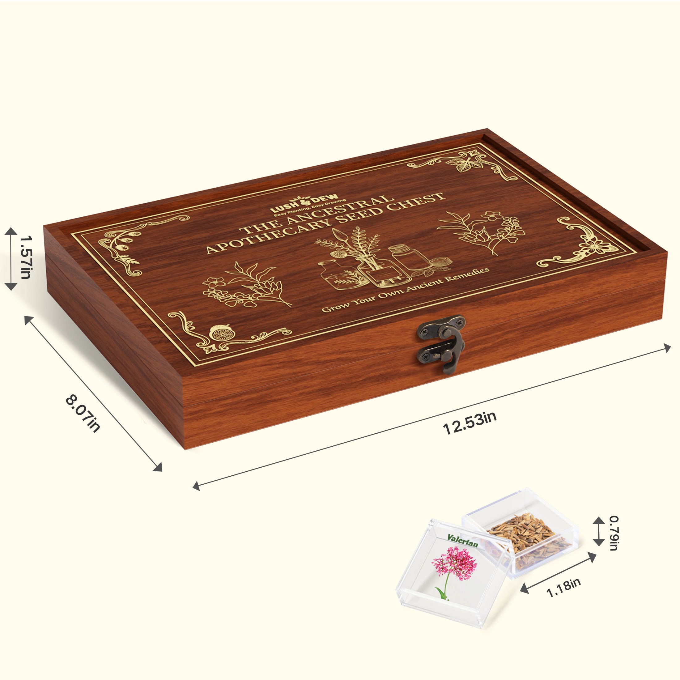 🌿The Ancestral Apothecary Seed Chest: 40 Varieties of Medicinal Herb Seeds 🌱
