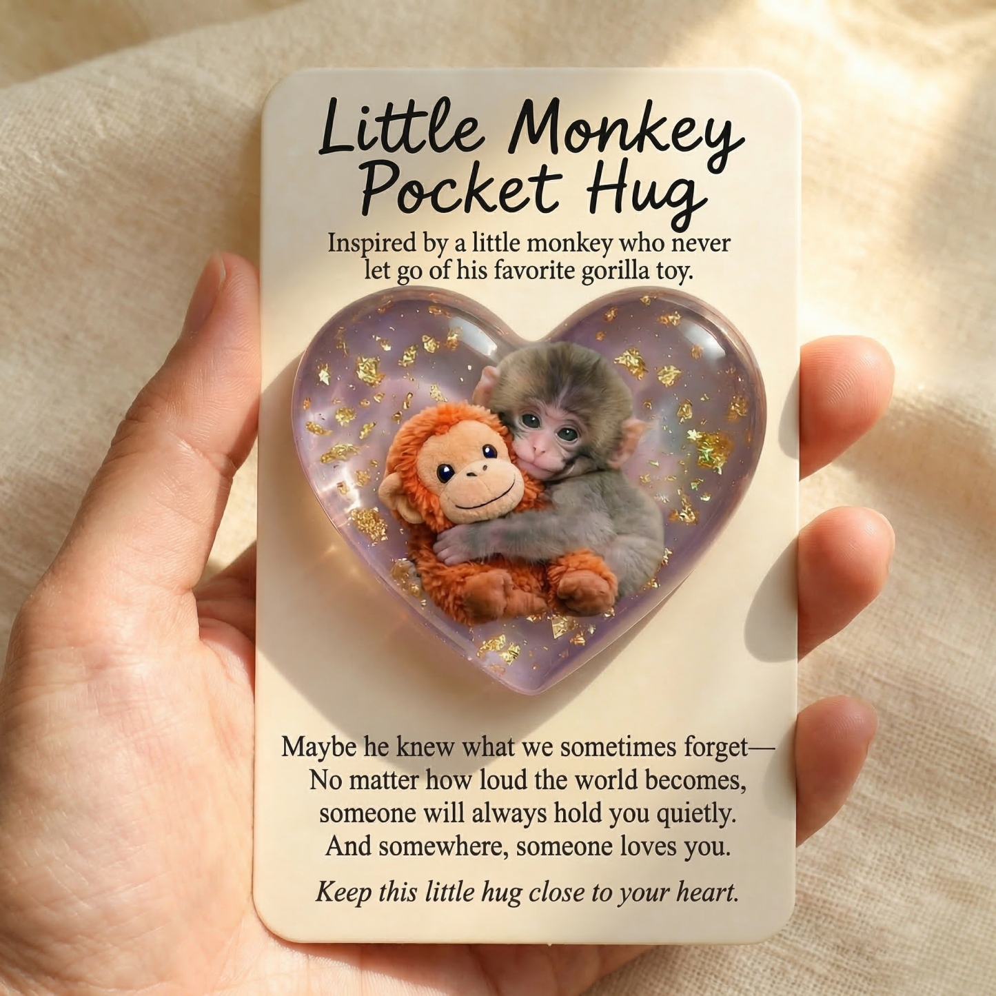 ❤🐵Punch & Friends: Little Monkey Pocket Hug