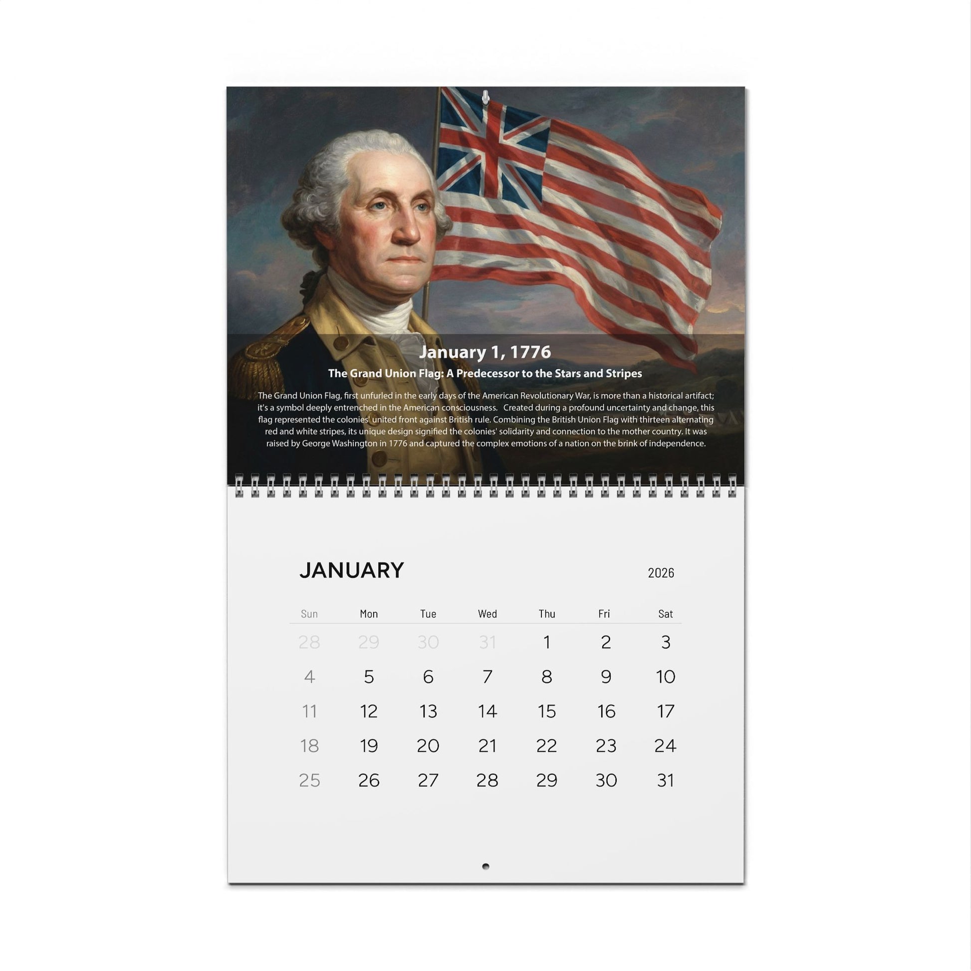 🔥Limited Edition, Only 100 Sets Left! -America's 250th Anniversary 2026 Calendar