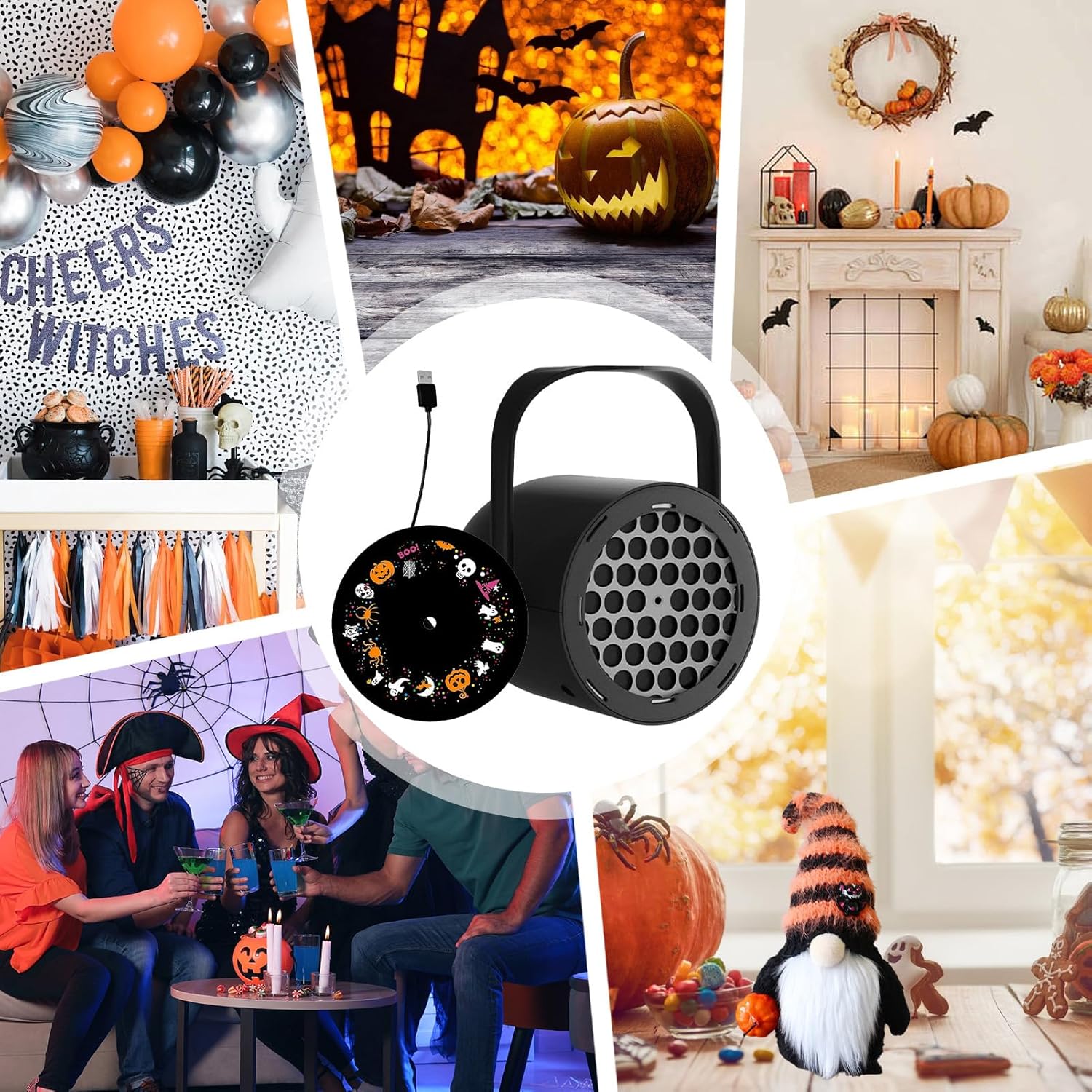 🔥Last Day 50% OFF - Magical Christmas LED Projector Light | 16 Festive Patterns | Indoor & Outdoor Holiday Decor