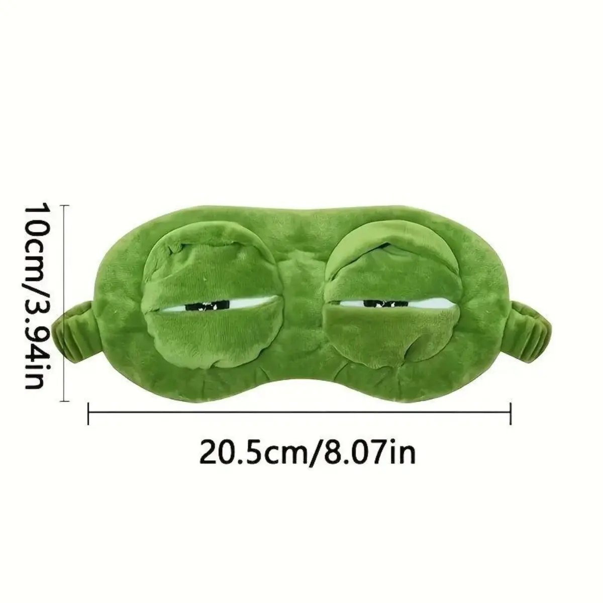 🐸3D Cute Frog Sleep Eye Mask | Soft, Breathable Plush & Cotton for Travel & Stress Relief✈️