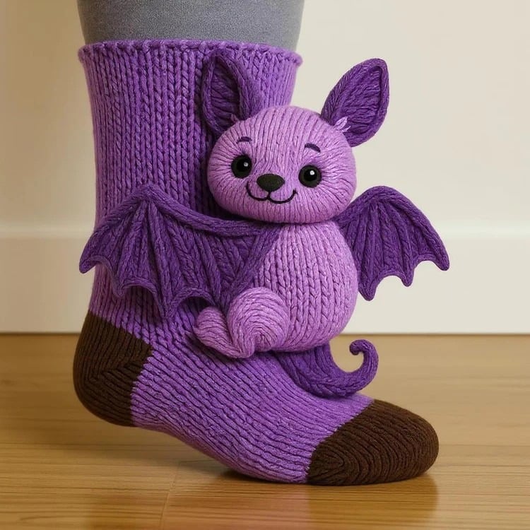 ​​🧦🐾2026 Animal Knitted Socks – The Cozy Personality You Can Wear