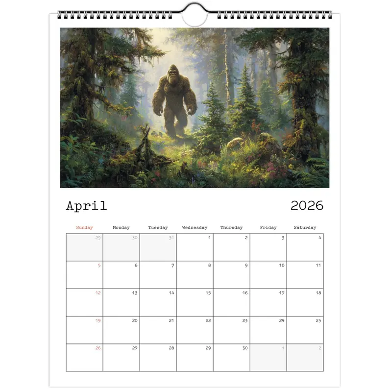 🌲Christmas Gift 50% Off--2026 Bigfoot Calendar