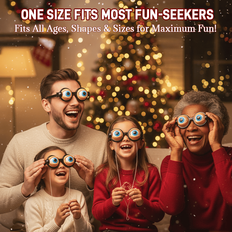 🤪Hilarious Prop Glasses-Instant Laugh Guaranteed!(𝐋𝐮𝐜𝐚𝐬 𝐇𝐚𝐥𝐞 𝐇𝐚𝐧𝐝𝐦𝐚𝐝𝐞®)