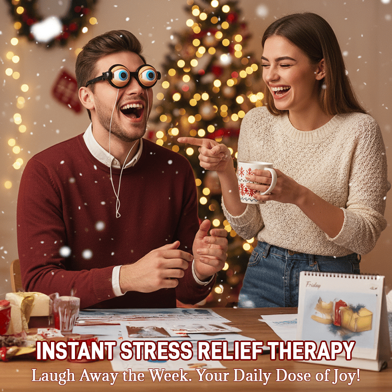 🤪Hilarious Prop Glasses-Instant Laugh Guaranteed!(𝐋𝐮𝐜𝐚𝐬 𝐇𝐚𝐥𝐞 𝐇𝐚𝐧𝐝𝐦𝐚𝐝𝐞®)