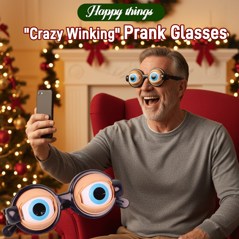 🤪Hilarious Prop Glasses-Instant Laugh Guaranteed!(𝐋𝐮𝐜𝐚𝐬 𝐇𝐚𝐥𝐞 𝐇𝐚𝐧𝐝𝐦𝐚𝐝𝐞®)