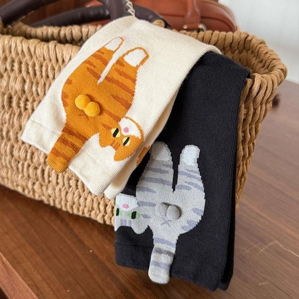 🔥Last Day 50% OFF - 🐱🍑Funny 3D Kitty Butt Socks for Women – Adorable Design for Daily Fun(𝐋𝐮𝐜𝐚𝐬 𝐇𝐚𝐥𝐞 𝐇𝐚𝐧𝐝𝐦𝐚𝐝𝐞®)