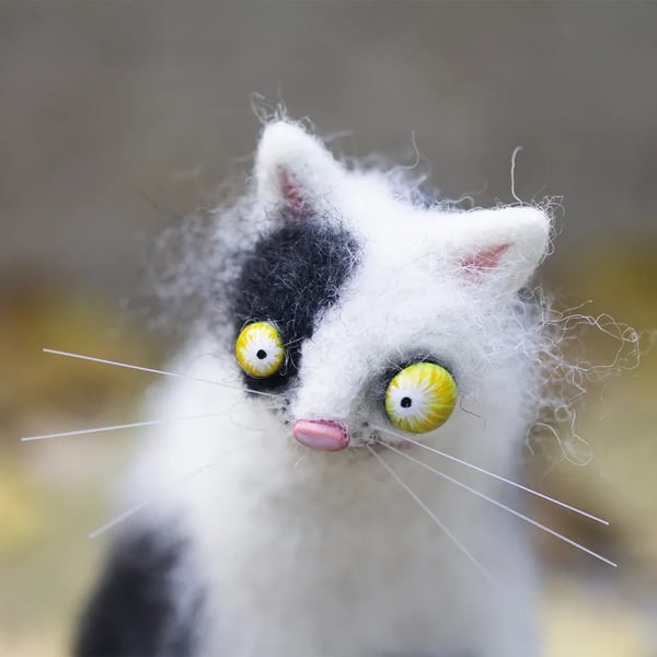 🌲Christmas Gift 50% Off--🎄✨Wool Felt Familiars – Quirky Handmade Companions