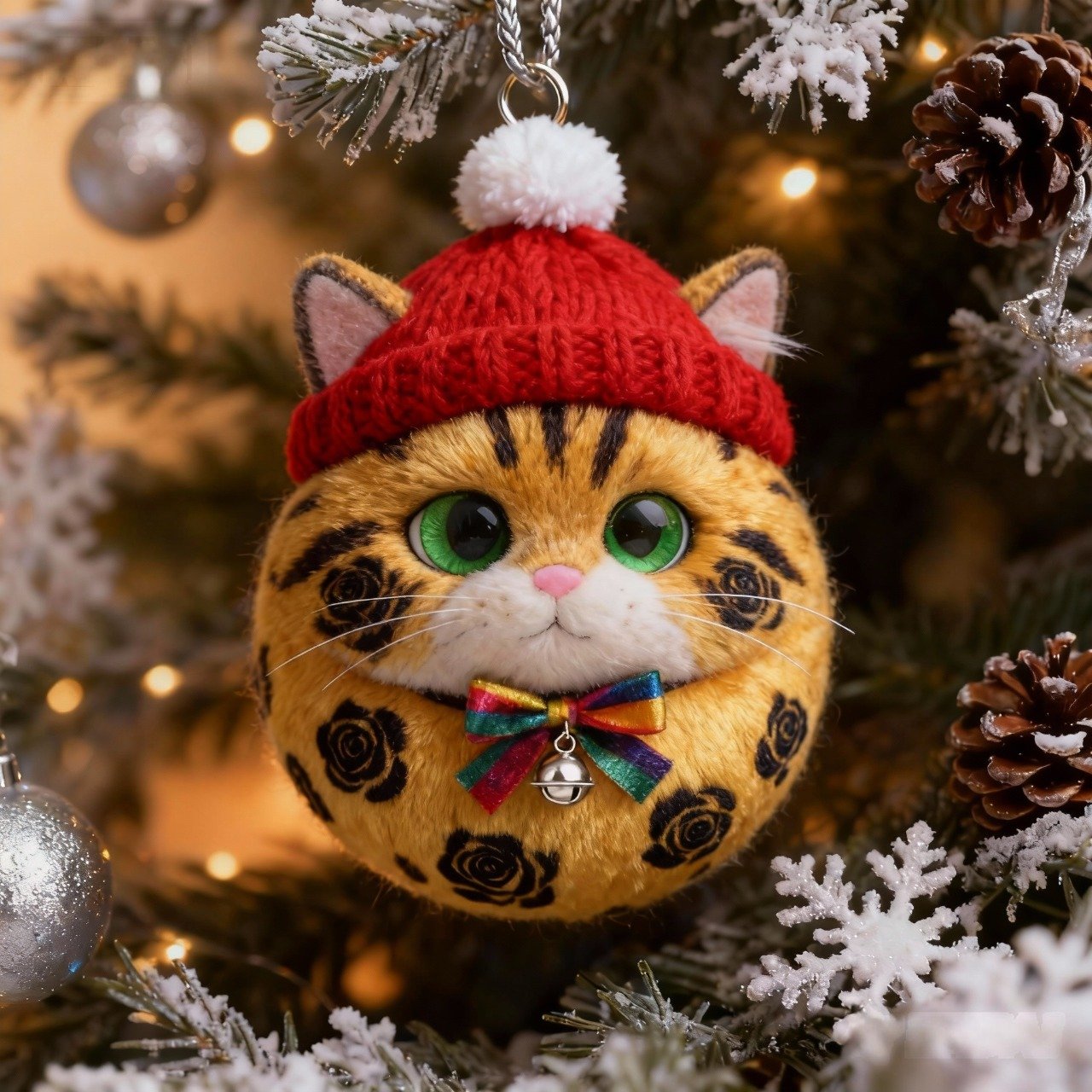 🌲Christmas Gift 50% Off--❄️Cozy Winter Kitty Ornament Collection🐱
